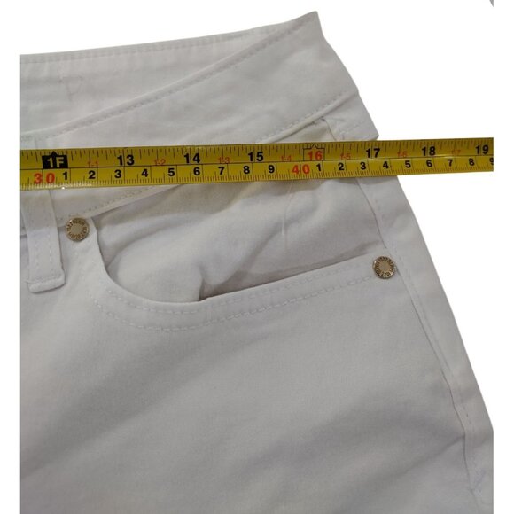 1822 Denim Womens White Bootcut Jeans With Raw Hem - Size 16. NWOT. - Picture 5 of 6